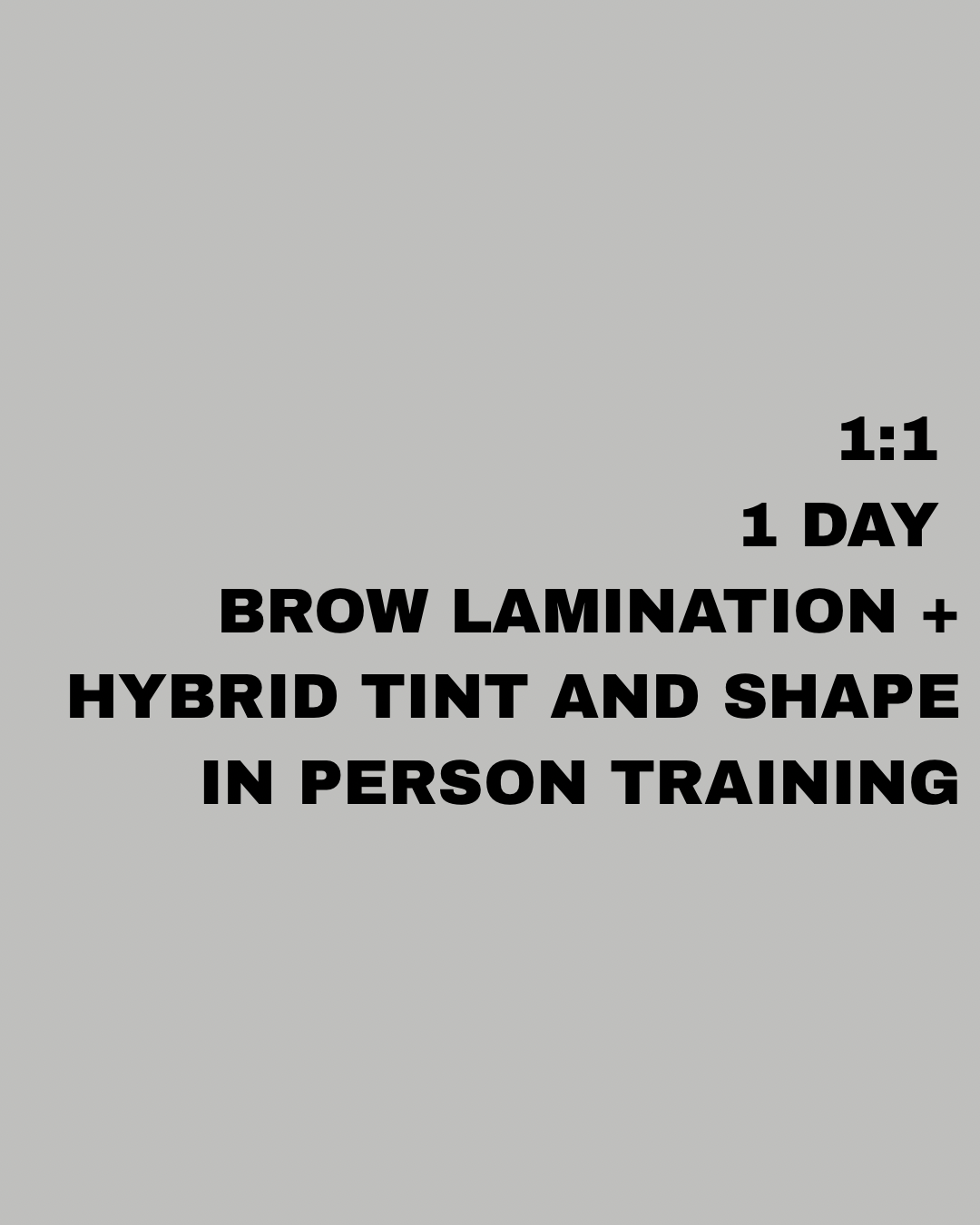 1 DAY IN PERSON TRAINING WITH JULIE